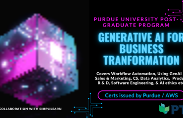 Purdue University Post-graduate (PG) Program – Generative AI for Business Transformation